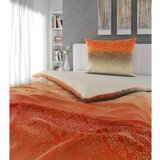 Esposa OBOJESTRANSKA POSTELJNINA 140/200 cm saten terakota | Shoptok.si