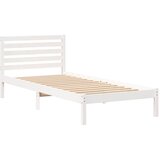  Krevetna konstrukcija Bijelo 90 x 220 cm Čvrsto borovo drvo | shoptok.hr