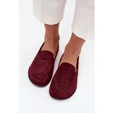 Boto Women's Loafers Made of Eco Suede Flat Bordeaux Miryelle | shoptok.hr