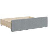 vidaXL Dnevni krevet na razvlačenje svjetlosivi 90 x 190 cm od tkanine | shoptok.hr