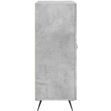 vidaXL Komoda betonsko siva 69,5x34x90 cm inženirski les | Shoptok.si