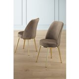 Hanah home Pefa set stolica, 45x91x42 cm, 6 dijelova, zlatno-smeđa boja | Eponuda.ba