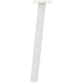  Noge za klubsko mizico 4 kosi bele 42 cm jeklo | Shoptok.si