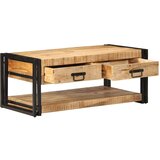 vidaXL Stol za kavu 90x50x38 cm Puno grubo drvo Mango | shoptok.hr