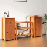  Strani šal s predalom 2 pcs Voskast rjav 39 x 34,5 x 80 cm, (5000107730) | Shoptok.si