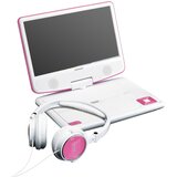 Oem Lenco, Prenosni DVD predvajalnik 9" z USB / SD / Jack 3.5mm priključkom večjezičen, Bela / Roza, (5000250512) Cene