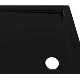  Pravokutna ABS tuš-kada crna 80 x 100 cm | shoptok.hr
