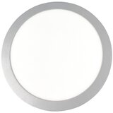 Ferotehna okrugla ploča s LED svjetlom Slim (24 W, Ø x V: 300 x 12 mm, Srebrne boje, Neutralno bijelo) | shoptok.hr