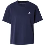 ADIDAS SPORTSWEAR Tehnička sportska majica morsko plava / bijela