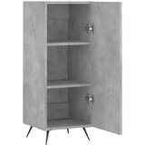  Komoda siva boja betona 34,5x34x90 cm od konstruiranog drva | shoptok.hr