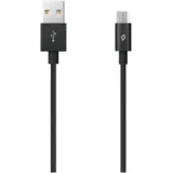 Kabel - Micro USB to USB (1,20m)- Black - Alumi Cable