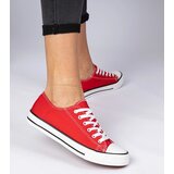 D/CEO marka niezdefiniowana Red classic women's sneakers Menfis | ePonuda.com