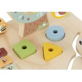 Woopie zeleni drveni edukativni stol glazbeni osjetilni labirint 5u1 | shoptok.hr