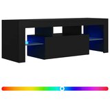 TV ormarić s LED svjetlima crni 120 x 35 x 40 cm | Eponuda.ba