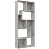 vidaXL ormarić za knjige siva boja betona 67 x 24 x 161 cm od iverice | shoptok.hr