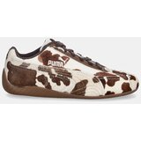 Puma Usnjene superge Speedcat Cow Wns rjava barva, 406141 | Shoptok.si