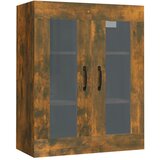 Maison Chic Viseča Stenska omarica - Zidna omarica dimljeni hrast 69,5x34x90 cm iu1124, (22063127) Cene