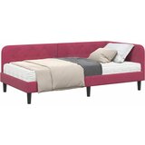  Kutni okvir kreveta Vinska crvena 90 x 200 cm Baršun | Eponuda.com