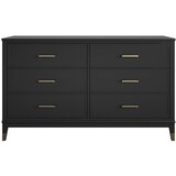 CosmoLiving by Cosmopolitan crna komoda Westerleigh, 144 x 85 cm | shoptok.hr