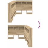  Skladišno uzglavlje Sonoma hrast 80 cm Konstruirano drvo | shoptok.hr