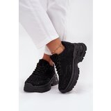 Boto Ladies Sneakers With Rhinestones And Sheepskin Black Zarika | Shoptok.si