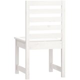  Vrtne stolice 2 kom bijele 50x48x91,5 cm masivna borovina | shoptok.hr