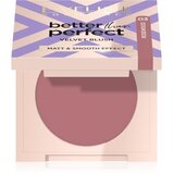 Eveline Cosmetics Better than Perfect Velvet Blush rdečilo z mat učinkom odtenek 03 Rosewood 1 kos | Shoptok.si