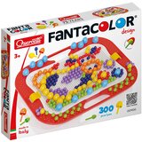 Quercetti Mozaik Fantacolor Design – 300 kosov, mešanica 3 velikosti čepkov | Shoptok.si
