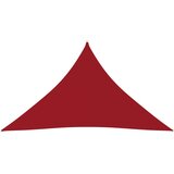 vidaXL Senčno jadro oksford blago trikotno 2,5x2,5x3,5 m rdeče Cene