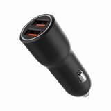 Gembird TA-UC-A2QC36-CAR-01 hitri avto polnilec z 2 vrati USB QC, črn 36 W, 3A, (5000115369) Cene