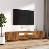  2-dijelni set TV ormarića LED boja dimljenog hrasta drveni | shoptok.hr
