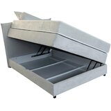 CARRYHOME BOXSPRING POSTELJA 140 cm x 200 cm , les, tekstil bež | Shoptok.si