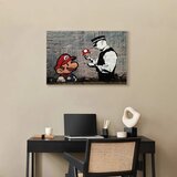 Slika - Mario and Cop by Banksy 60x40 Premium Print | shoptok.hr