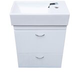 Lapino Lavabo sa ormarićem 45cm, konzolni 4057 Beli Cene