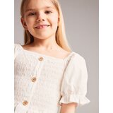 Reserved Bluza otvorenih ramena - krem Cijene