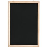 vidaXL Stenska črna tabla iz cedrovine 40x60 cm Cene