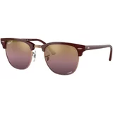 Ray-ban Clubmaster Chromance Collection RB3016 1365G9 Polarized - L (55)