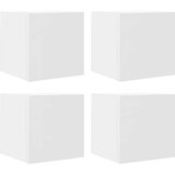  Zidni TV ormarići 4 kom bijeli 30,5 x 30 x 30 cm | Eponuda.ba