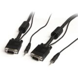 StarTech.com VGA, 3.5mm - VGA, 3.5mm, 5m VGA (D-Sub) + 3.5mm Crno Cene