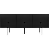 noo.ma Crna TV komoda 180x79x50 cm Bau – | shoptok.hr