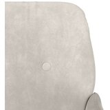  Klupa krem 108 x 79 x 79 cm baršunasta | Eponuda.com