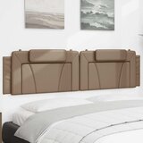  Jastuk za uzglavlje Viana boja cappuccina 200 cm od umjetne kože | shoptok.hr