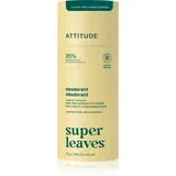 Super Leaves Natural Deodorant naravni trdi deodorant brez aluminija Earl Grey & Cucumber 75 g