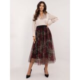 Italy Moda Skirt-DHJ-SD-19981-1.01-burgundy | Shoptok.si