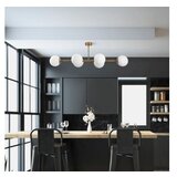 Opviq Stropna lampa FAZLI vintage, metal/ staklo, 110 x 40 x 35 cm, promjer kugli 15 cm, 6 x E14 40 W, Fazli - 10501 Cijene
