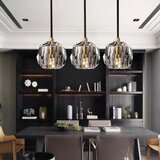 Toolight Kristalna stropna svjetiljka crna APP587-3CP- Otvarana ambalaža | shoptok.hr