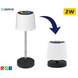 Platinet LED RGBW prigušiva spoljašnja punjiva stona lampa LED/2W/5V IP44 1200 mAh siva Cene