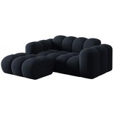 Cosmopolitan Design Tamno plava kutna garnitura od šenila (s lijevim kutom/s ležaljkom) Treno – | shoptok.hr