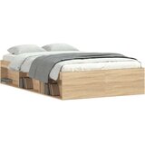 vidaXL Posteljni okvir sonoma hrast 120x190 cm | Shoptok.si