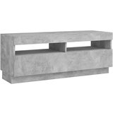 vidaXL TV ormarić s LED svjetlima siva boja betona 100 x 35 x 40 cm | shoptok.hr